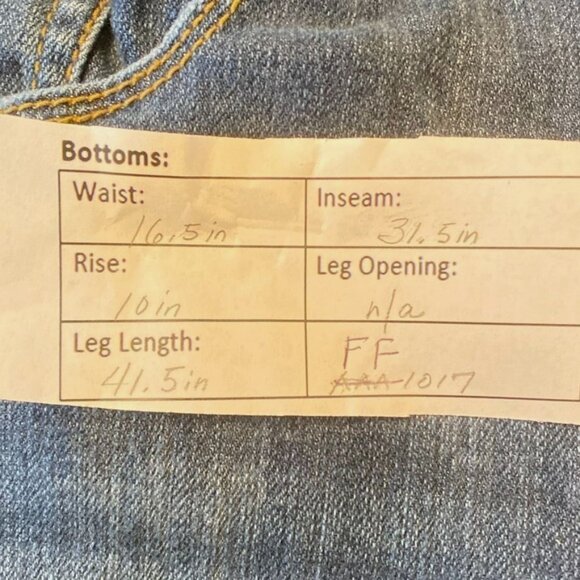 Seven7 Bootcut Jeans in Medium Blue Wash, size 12 - Picture 4 of 16